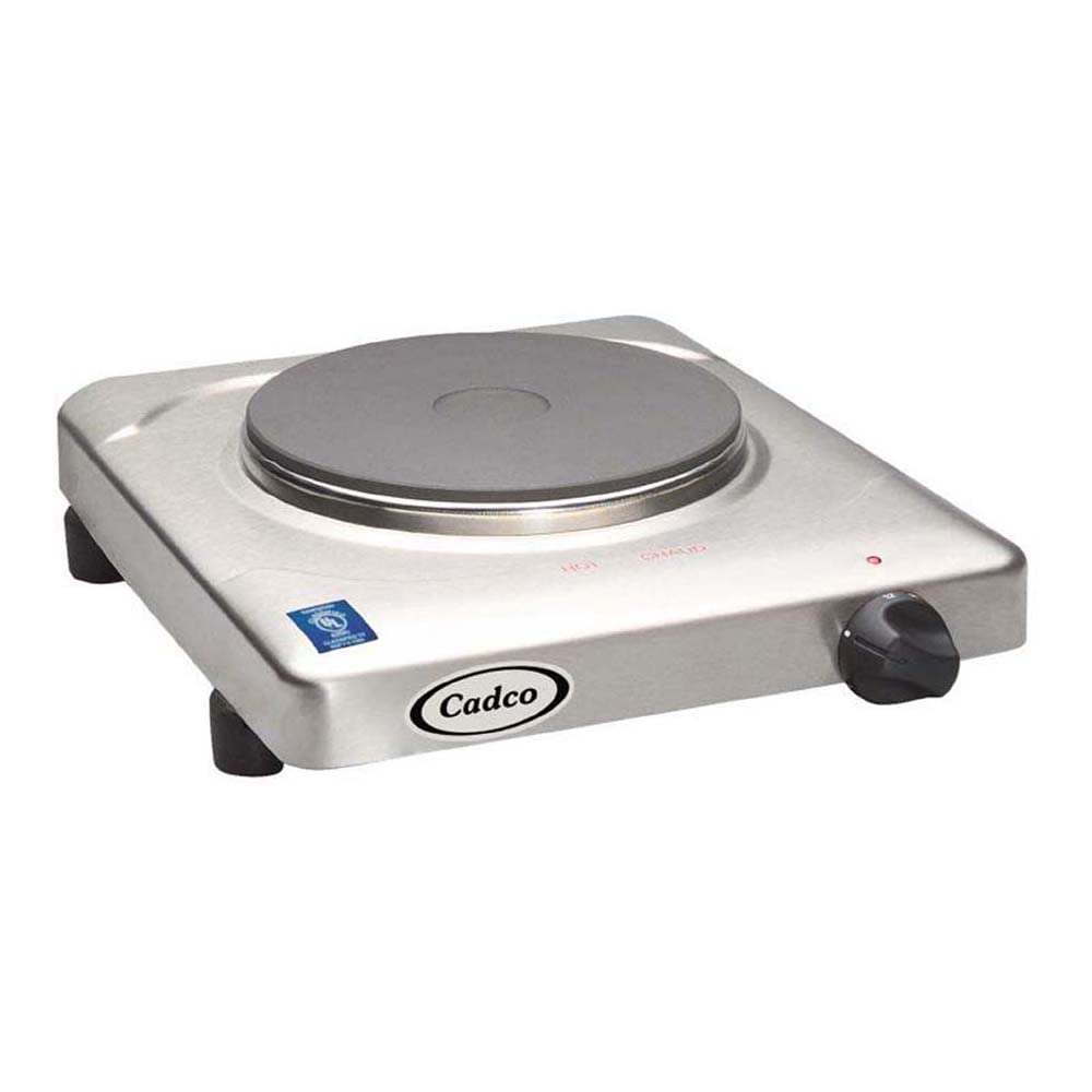 Cadco KR-S2 11 1/2 Electric Hotplate w/ (1) Burner  Infinite Controls, 120v