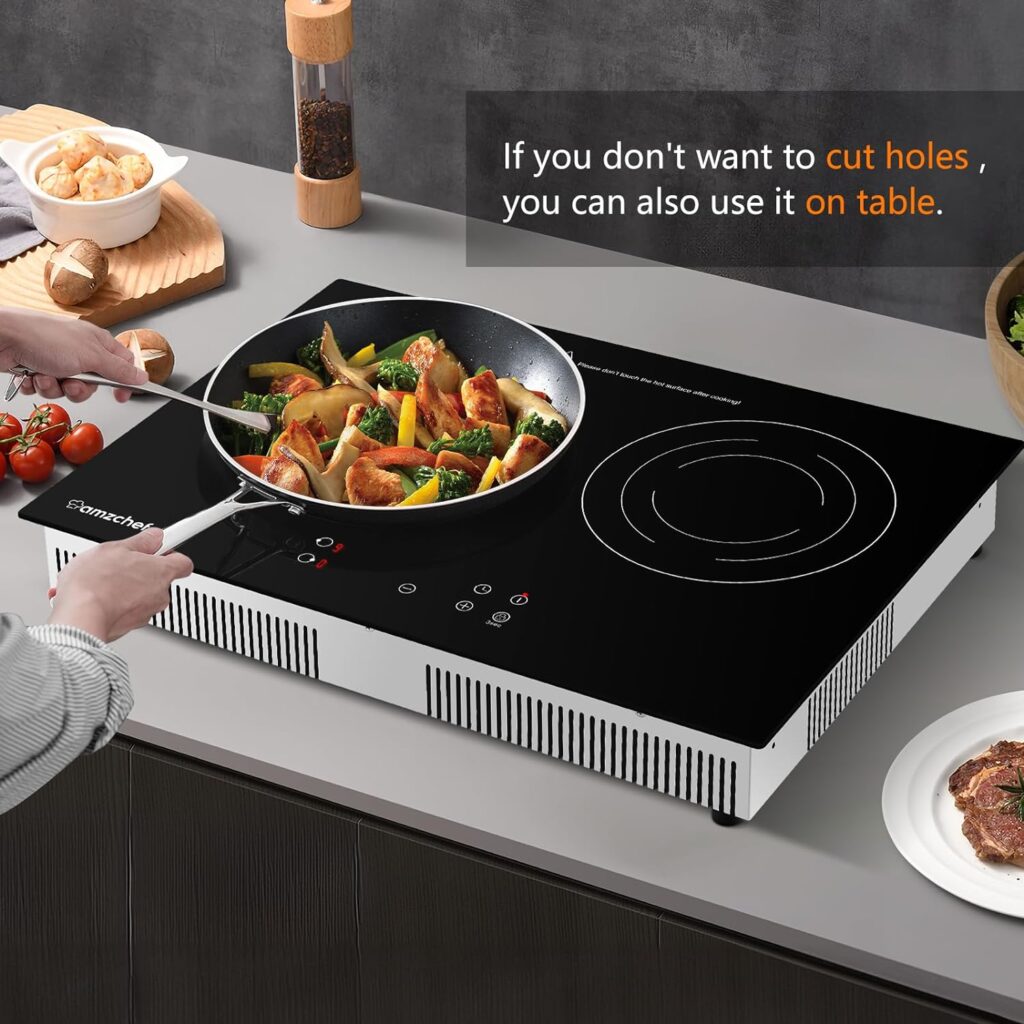 Double Induction Cooktop Amzchef Induction Stove Top 2 Burners Review 