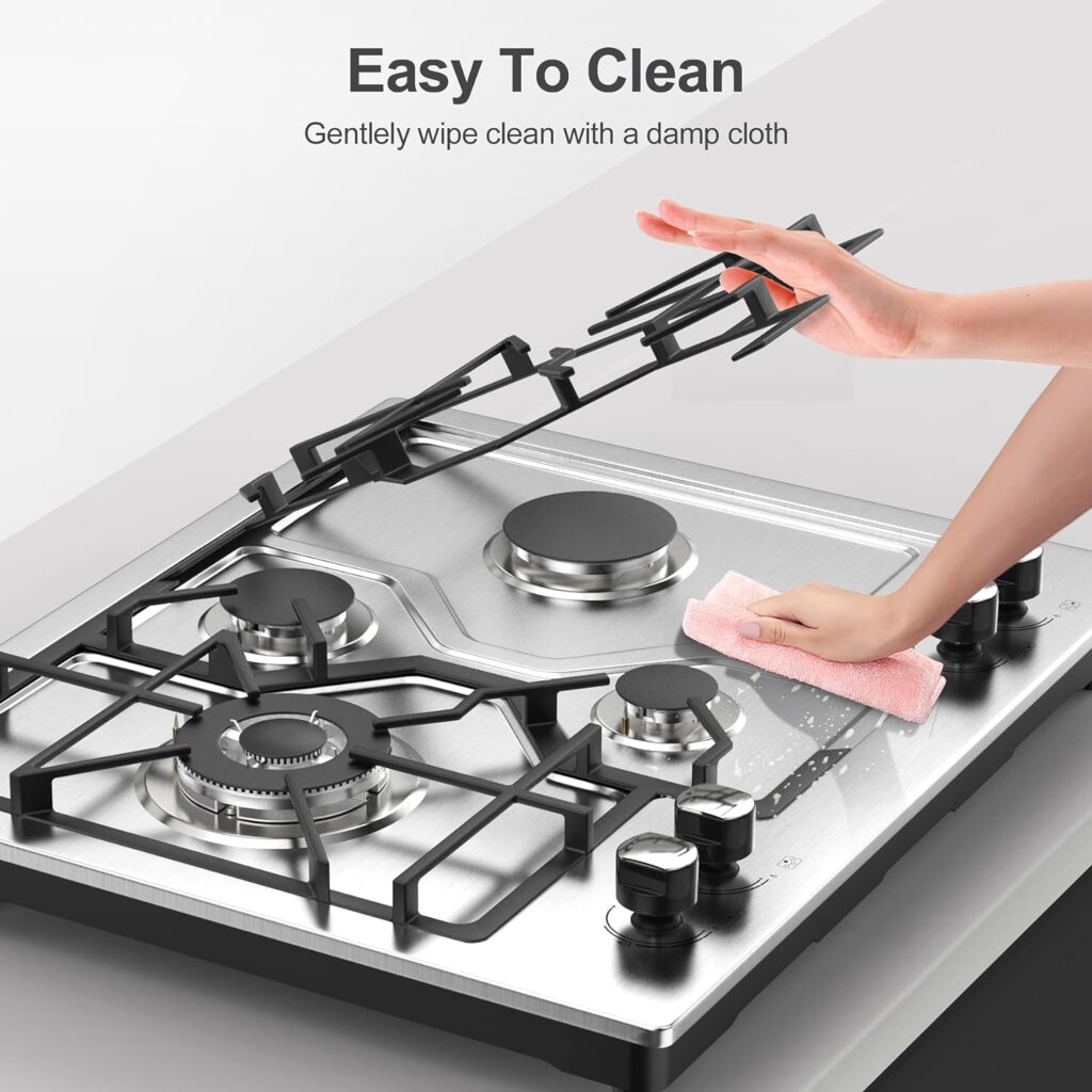 GIHETKUT Electric Cooktop Single Burner, 1800W Electric Stove Top with Touch Control, 9 Power Levels, Kids Safety Lock  Timer, Overheat Protection,110V Induction Cooktop